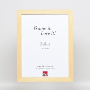 Efekt drevený rám obrazu profil 55 prírodný 9x13 cm umelecké sklo