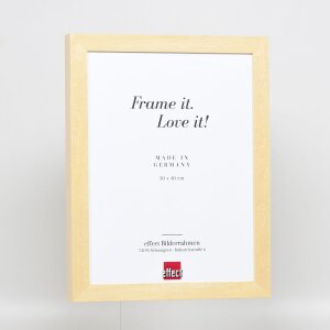 Efekt drevený rám obrazu profil 55 prírodný 9x13 cm umelecké sklo