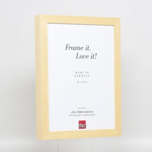 Efekt drevený rám obrazu profil 55 prírodný 9x13 cm umelecké sklo