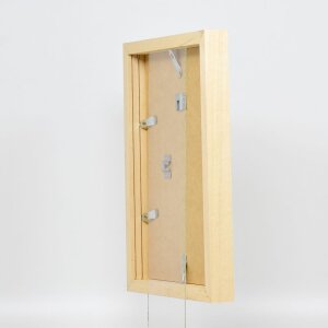 Efekt drevený rám na obraz profil 55 prírodný 10,5x14,8 cm umelecké sklo