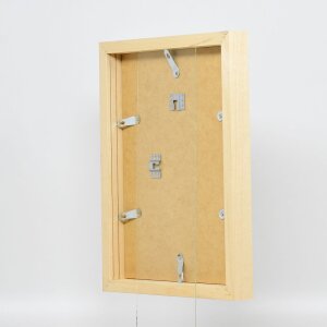 Efekt drevený rám na obraz profil 55 prírodný 10,5x14,8 cm umelecké sklo