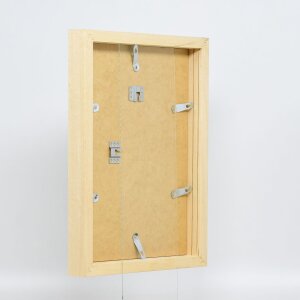 Efekt drevený rám na obraz profil 55 prírodný 10,5x14,8 cm umelecké sklo