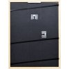 effect Bilderrahmen Holz Profil 66 schwarz 21x29,7 cm Kunstglas