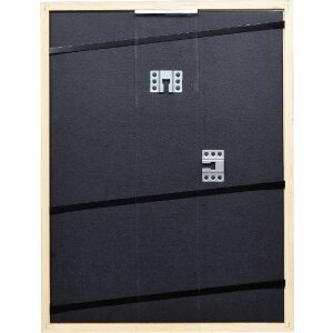 Effect fotorámik z masívneho dreva Profil 66 čierny 24x30 cm s umelým sklom