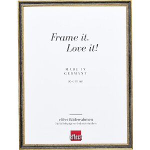 effect Bilderrahmen Holz Profil 66 schwarz 30x40 cm...