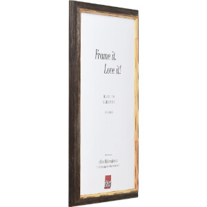 Effect drevený rám Profil 67 tmavohnedý 20x20 cm s umelým sklom