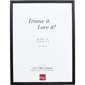 Effect Holzbilderrahmen Profil 69 schwarz 27x48 cm mit...