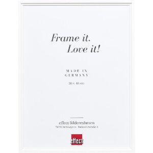 Effect Holz-Bilderrahmen Profil 69 weiß 30x30 cm...