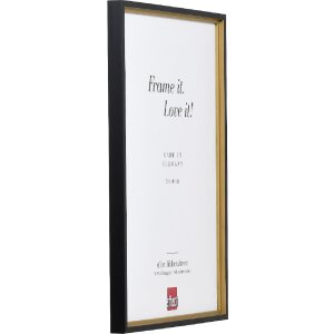 Effect Holz-Bilderrahmen Profil 69 gold 30x45 cm Kunstglas