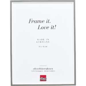 Effect Holzbilderrahmen Profil 69 grau 50x60 cm mit...
