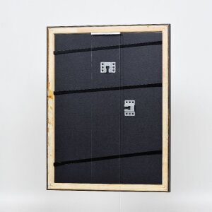Efektný drevený rám na obraz profil 85 čierny 13x13 cm akrylové sklo