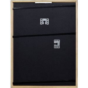 Effect Holzrahmen Profil 2330 schwarz 20x30 cm mit Kunstglas