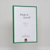 Rám na puzzle s umeleckým efektom akrylové sklo zelené 35x48 cm plastový rám