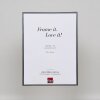 Rám s umeleckým efektom puzzle akrylové sklo antracit 49x77 cm montáž na stenu