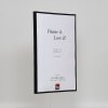 Rám s umeleckým efektom puzzle akrylové sklo čierne 69x96 cm montáž na stenu
