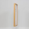 Efektný drevený rám profil 35 dub 25x60 cm normálne sklo + dištančný rám