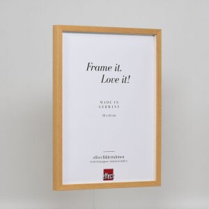 Efekt drevený rám profil 35 dub 29,7x42 cm normálne sklo + dištančný rám
