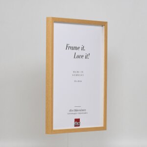 Efekt drevený rám profil 35 dub 29,7x42 cm normálne sklo + dištančný rám