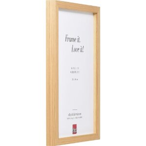 Effect drevený rám s profilom 54, dub, 20x25 cm, s jasnozrkým skлом