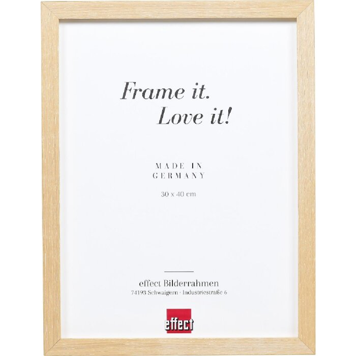 Effect Holzrahmen Profil 54 – drevený rámeň kalkej buky 40x40 cm s jasným sklom