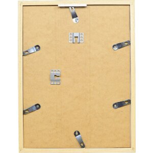 Effect Dřev. rám Profil 58 svetlo hnedý 23x70 cm s jasno sklen. pred. čelom a odd. lištou