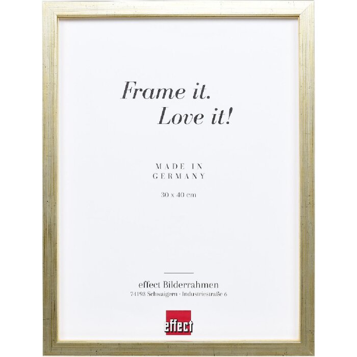 Effect Holzrahmen Profil 58 antiksierný 25x50 cm s klasickým skлом a odstupovacou lištou