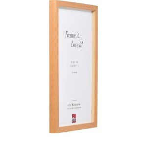 Effect Fotorámik Profil 58 hellbraun 30x45 cm s klasickým skleneným obkladom a odstupnou lištou