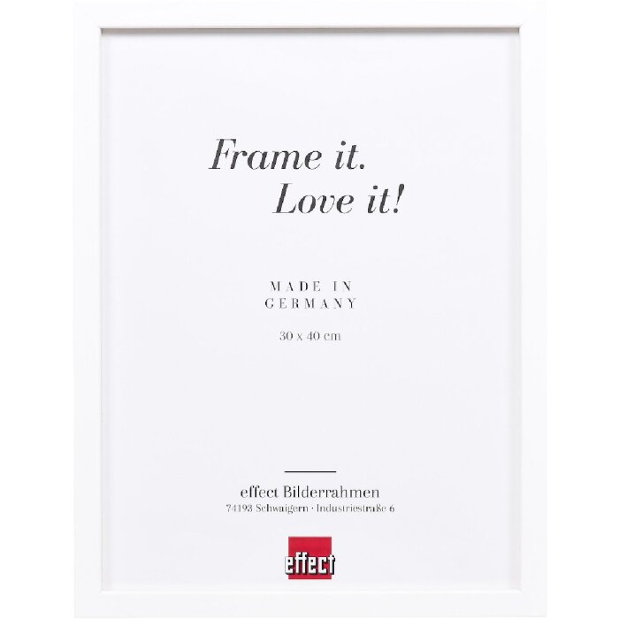 Effect Fotorámik Profil 58 biely 60x80 cm s sklom a odstupnou lištou