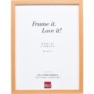 effect Holzrahmen Profil 58 hellbraun 70x70 cm mit...