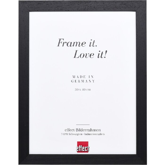 effect Stenový zrkadlový panel Profil 55 čierny 18x24 cm