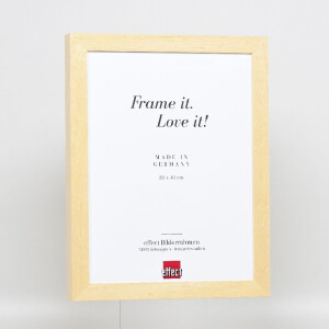 Effect stenový zrkadlový rám Profil 55 v prírodnom odtieni 20x20 cm