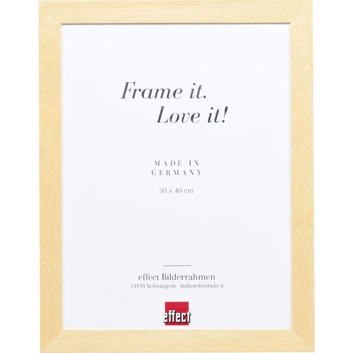 Effect Stenový Zrkadlový Rám Profil 55 Prirodzený 40x60 cm