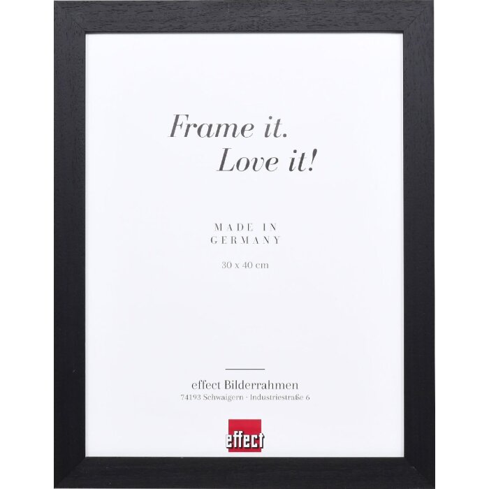 Effect stenový zrkadlový rám 55 čierny 50x60 cm