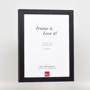 effect Zrkadlo na stenu Profil 55 čierna 59,4x84,1 cm