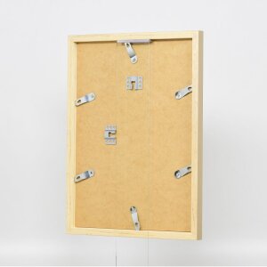 Efektné nástenné zrkadlo z dreveného profilu top cube mirror gold 50x70 cm