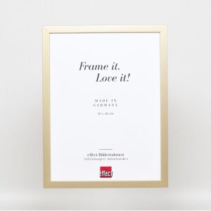 Efektné nástenné zrkadlo z dreveného profilu top cube mirror gold 50x70 cm