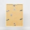 Efektné nástenné zrkadlo z dreveného profilu top cube mirror gold 50x70 cm
