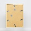 Efektné nástenné zrkadlo z dreveného profilu top cube mirror gold 50x70 cm