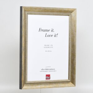 Efekt rám z masívneho dreva profil 28 zlatý 61x91,5 cm akrylové sklo muzeálnej kvality