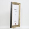 Efekt rám z masívneho dreva profil 28 zlatý 61x91,5 cm akrylové sklo muzeálnej kvality