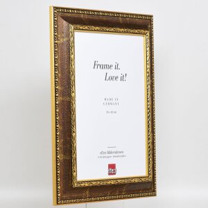Efekt Barokový obrazový rám profil 31 hnedý 62x93 cm akrylové sklo muzeálnej kvality