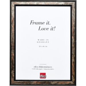 effect Holzbilderrahmen Profil 64 Schwarz 10x15 cm mit...