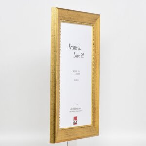 Efekt drevený rám profil 95 zlatý 9x13 cm akrylové sklo múzejnej kvality