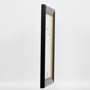 Efekt drevený rám profil 95 čierny 60x90 cm akrylové sklo múzejnej kvality