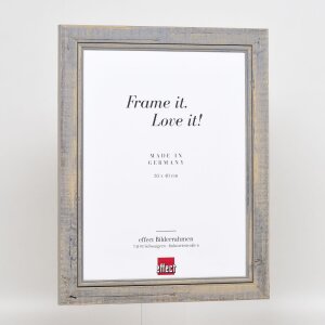 Efektný drevený rám na obrazy 2240 sivý 50x50 cm akrylové sklo múzejnej kvality