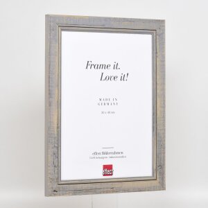 Efektný drevený rám na obrazy 2240 sivý 50x50 cm akrylové sklo múzejnej kvality