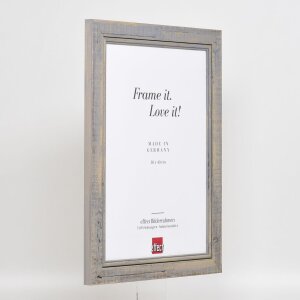 Efektný drevený rám na obrazy 2240 sivý 50x50 cm akrylové sklo múzejnej kvality