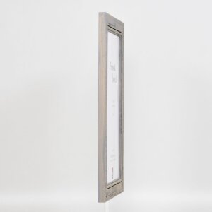 Efektný drevený rám na obrazy 2240 sivý 50x50 cm akrylové sklo múzejnej kvality