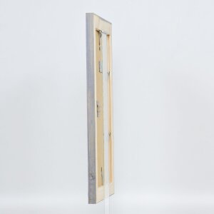 Efektný drevený obrazový rám 2240 sivý 30,5x91,5 cm akrylové sklo muzeálnej kvality