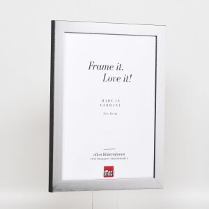 Efektný obrazový rám 2310 strieborný vysoký lesk 23x70 cm akrylové sklo múzejnej kvality